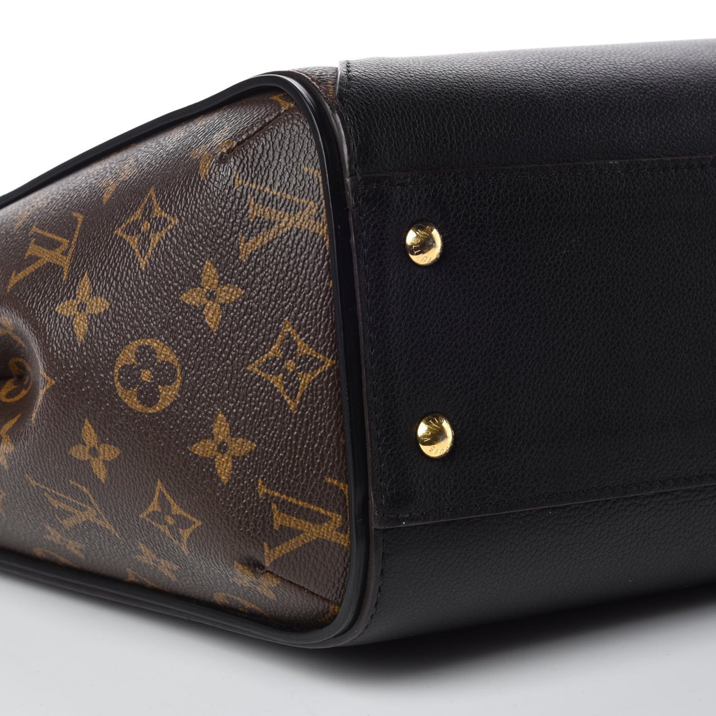 Calfskin Monogram Kimono Tote Black