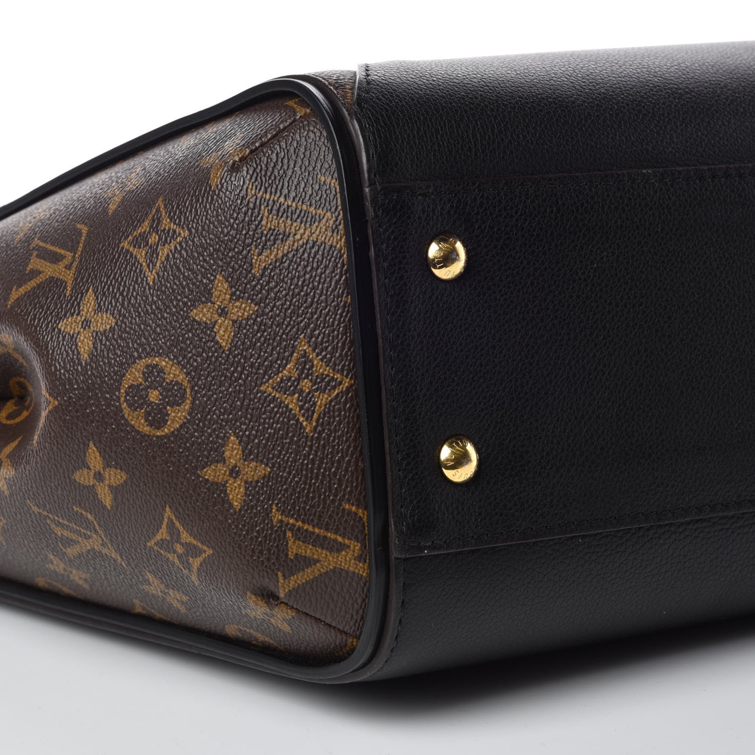 Louis Vuitton Calfskin Monogram Kimono Tote Black 8 of 9