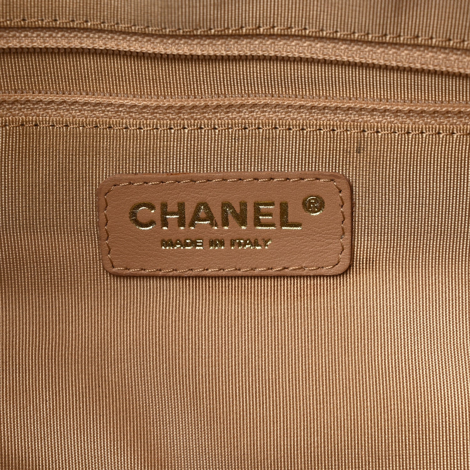 Chanel Caviar Quilted Large Bowler Bag Beige 7 of 14