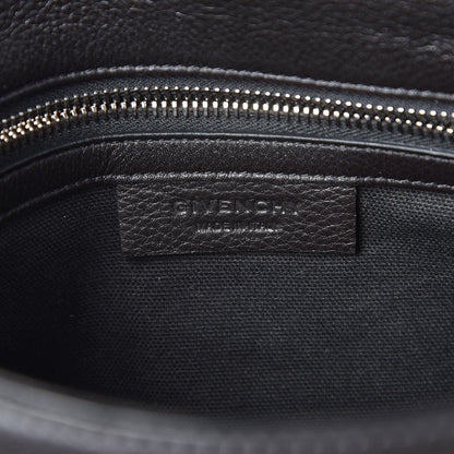 Givenchy Waxy Grained Calfskin Medium Pandora Pure Flap Bag Black 6 of 7