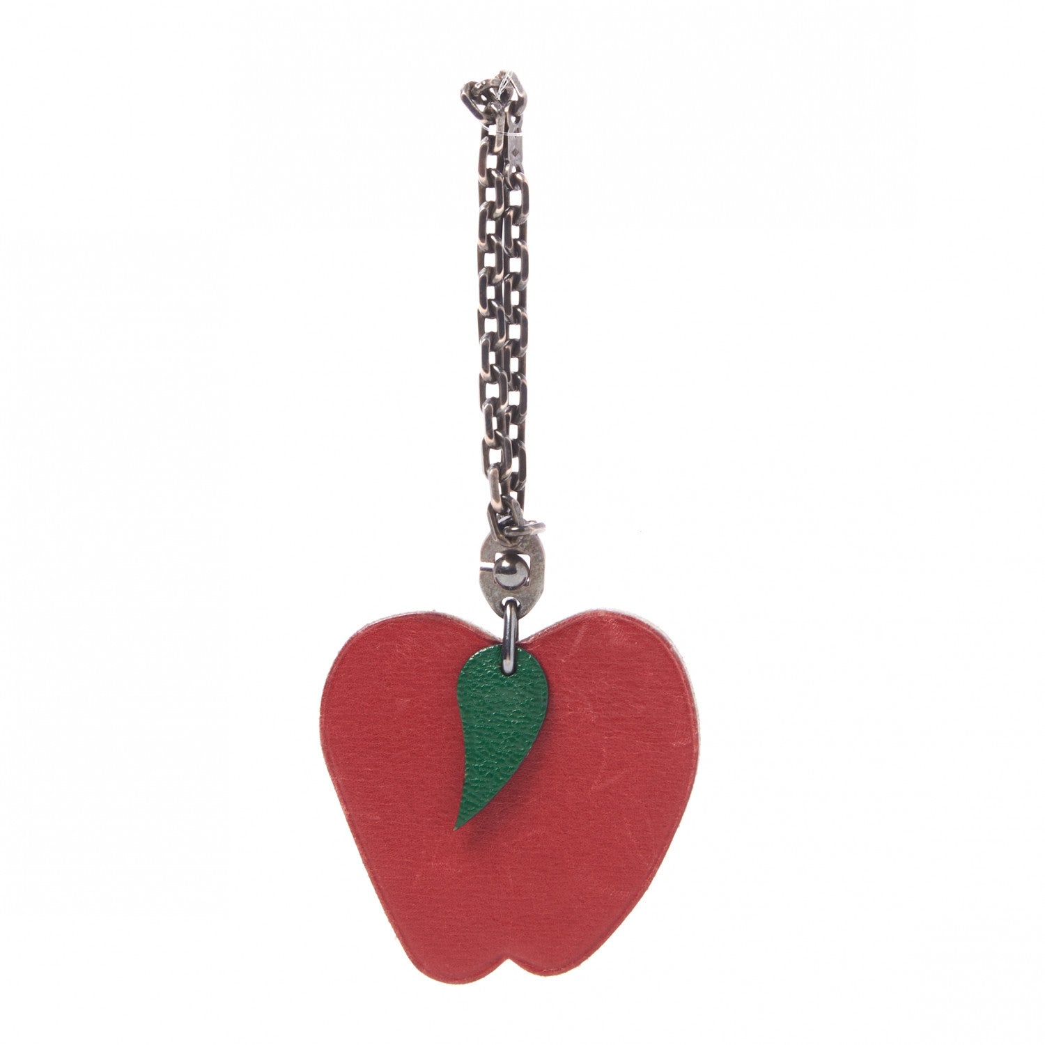 Hermes Barenia Apple Key Chain 1 of 3