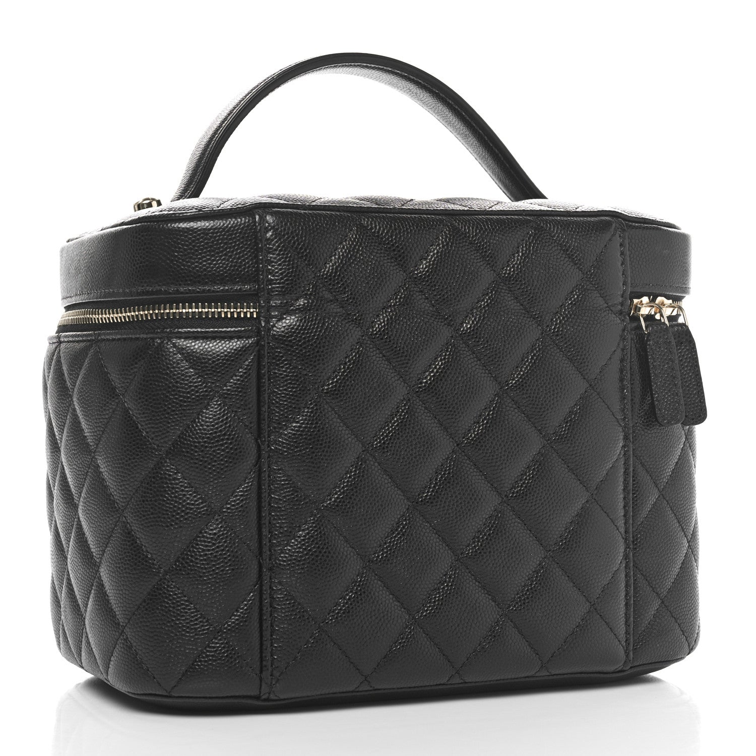 Chanel Caviar Quilted Large Vanity Pouch Black 3 of 9