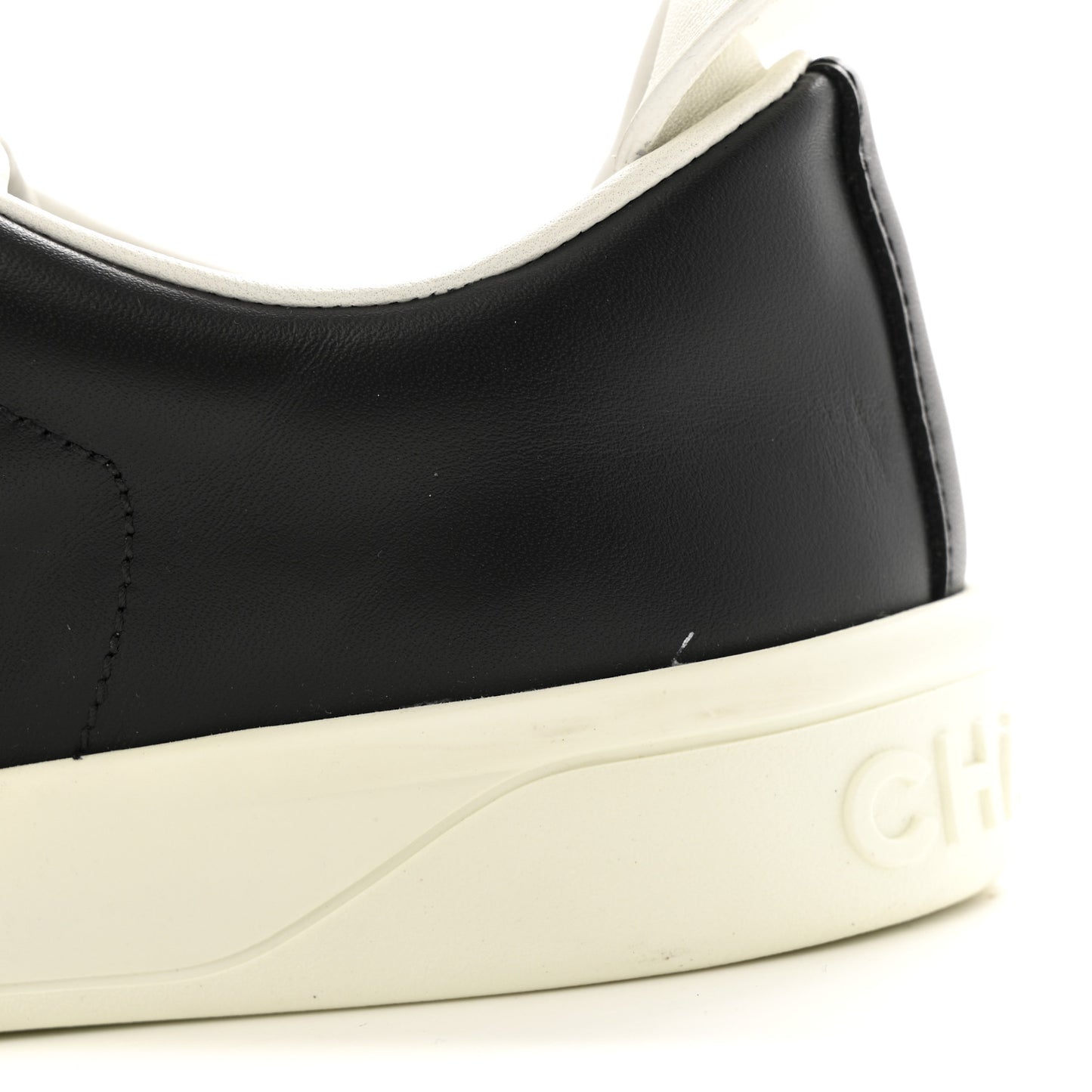 Calfskin CC Womens Sneakers 36 Black