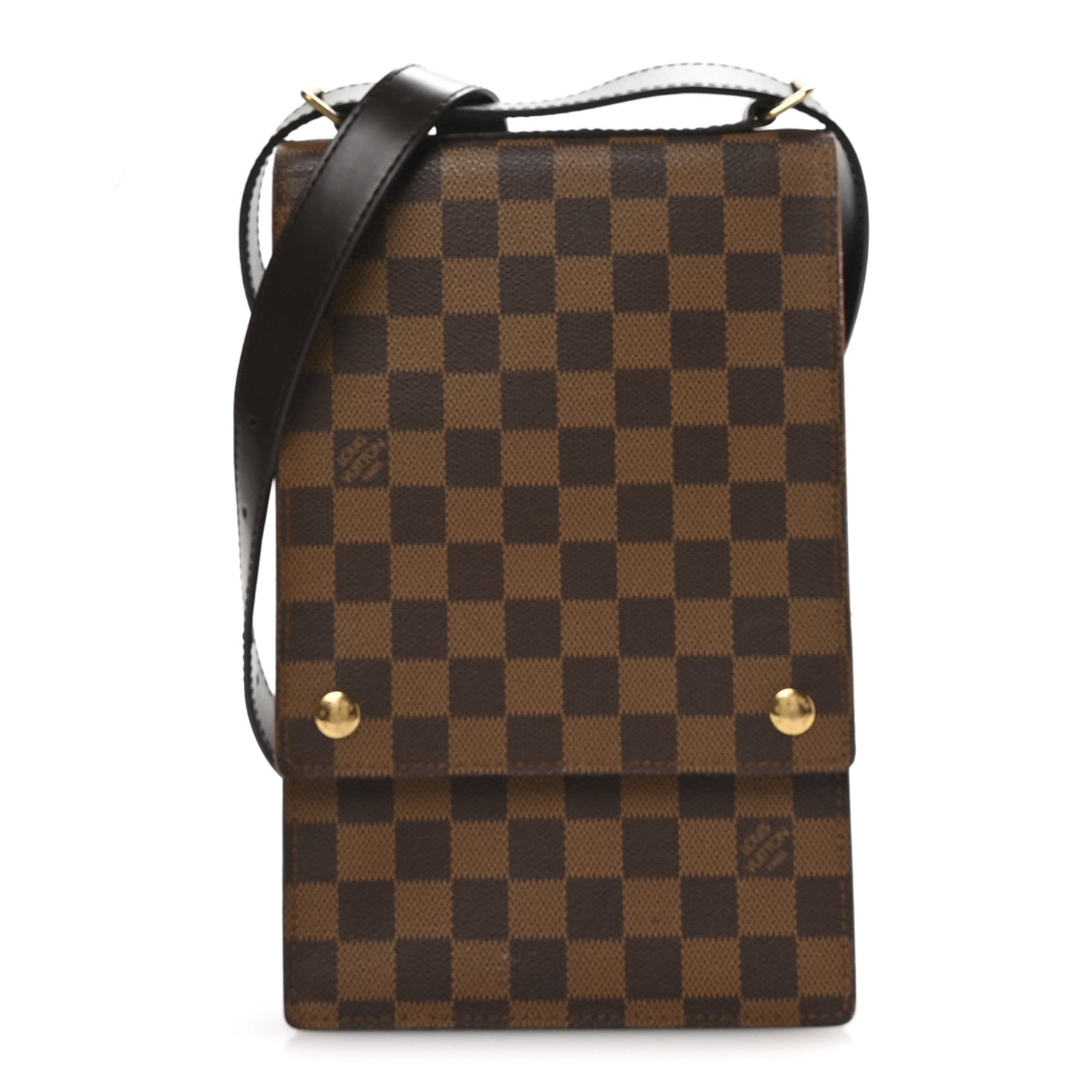 Louis Vuitton Damier Ebene Portobello Travel Shoulder Bag 2 of 21