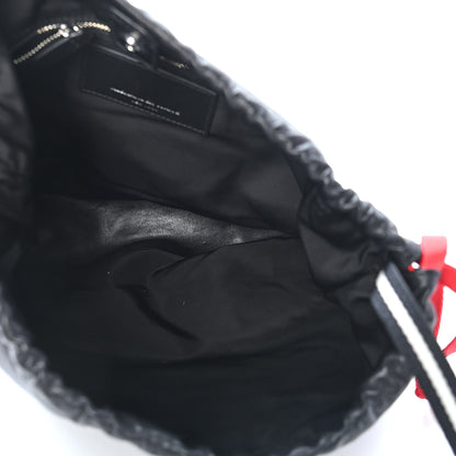 Alexander Wang Calfskin Small Wefty Drawstring Bucket Black 4 of 7
