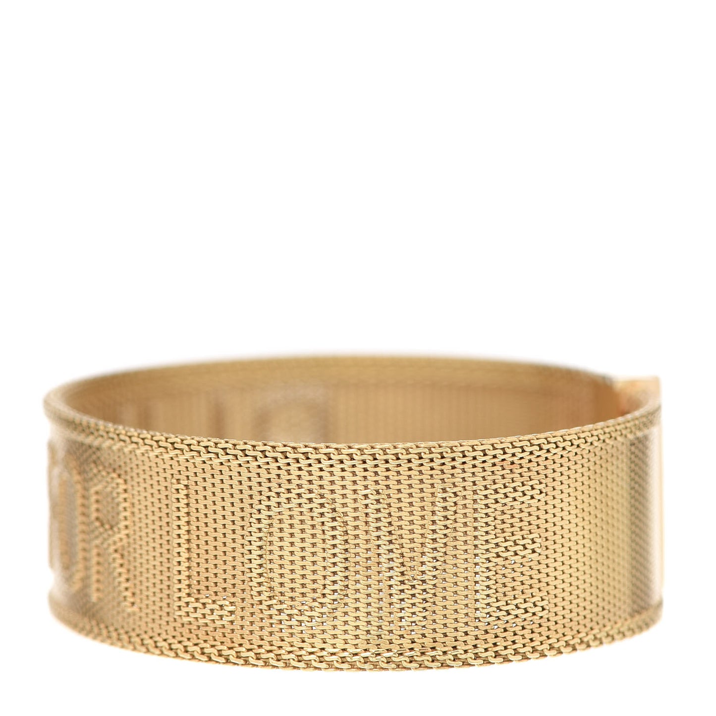 18K Yellow Gold Mesh Love Is Blind Bracelet