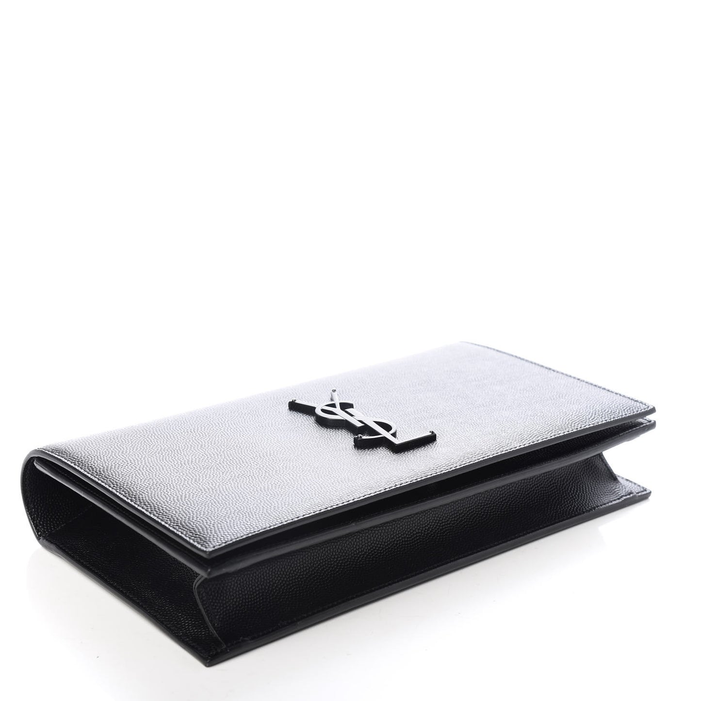 Grain De Poudre Classic Monogram Kate Clutch Black