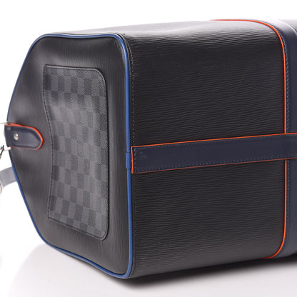 Louis Vuitton Epi Damier Graphite Keepall 50 Black 8 of 10