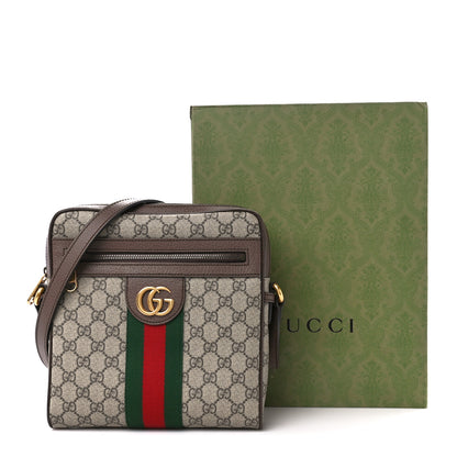 Gucci GG Supreme Monogram Web Small Ophidia Messenger Bag Brown 13 of 13