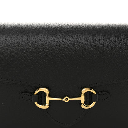 Gucci Calfskin Horsebit 1955 Shoulder Bag Black 8 of 11