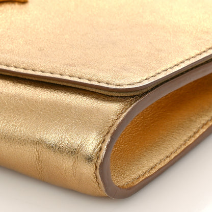 Louis Vuitton Calfskin Neo Sobe Louise EW Clutch Gold 10 of 10