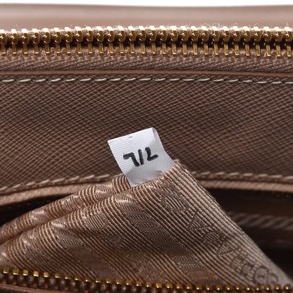Prada Saffiano Mini Galleria Double Zip Tote Cammeo 8 of 8