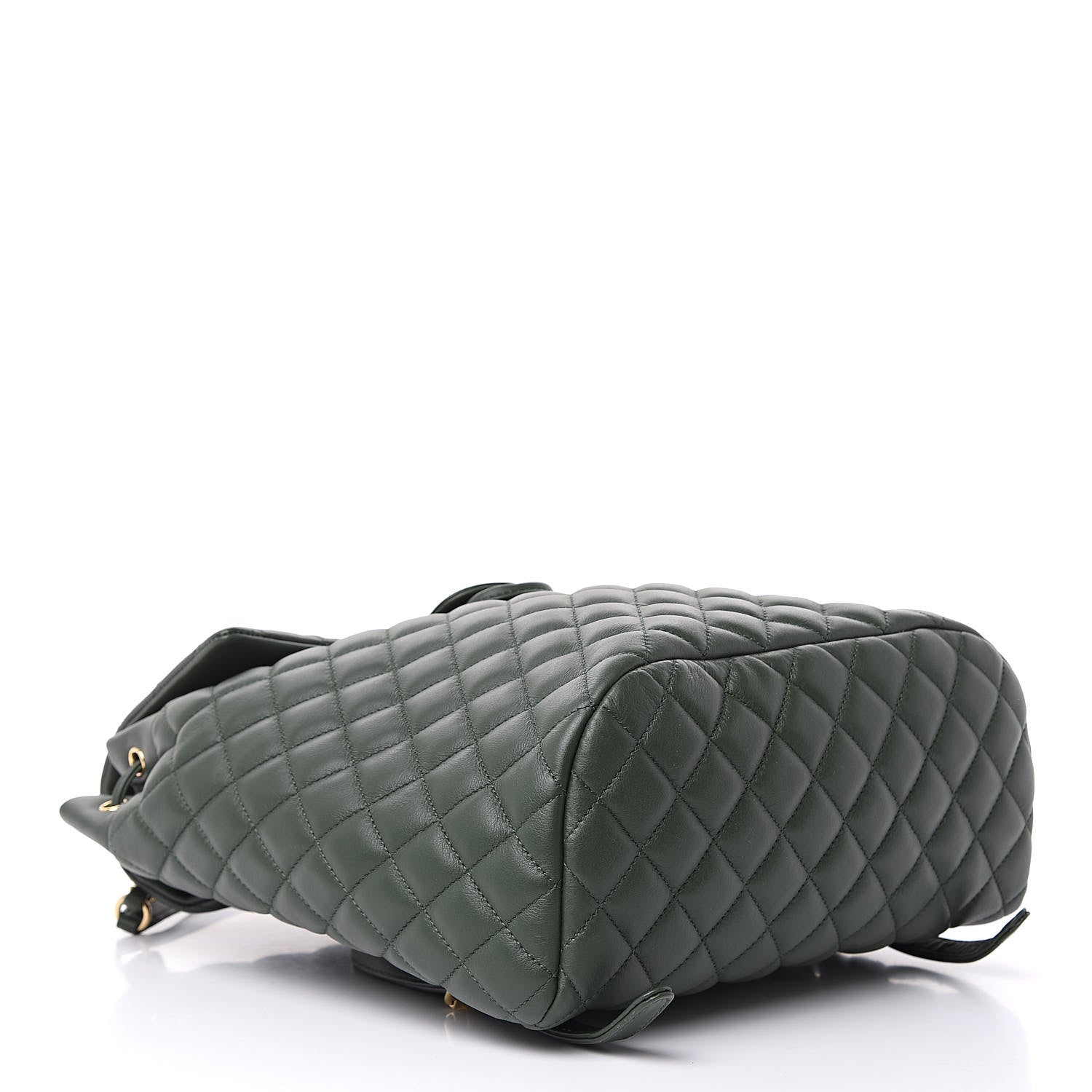 Chanel Lambskin Quilted Large Urban Spirit Backpack Dark Green 4 of 9