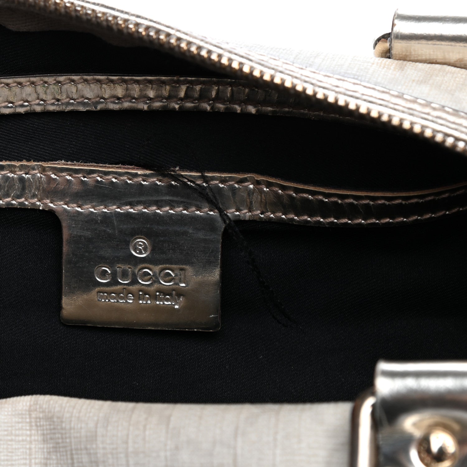 Gucci GG Plus Monogram Medium Joy Boston Metallic 6 of 16