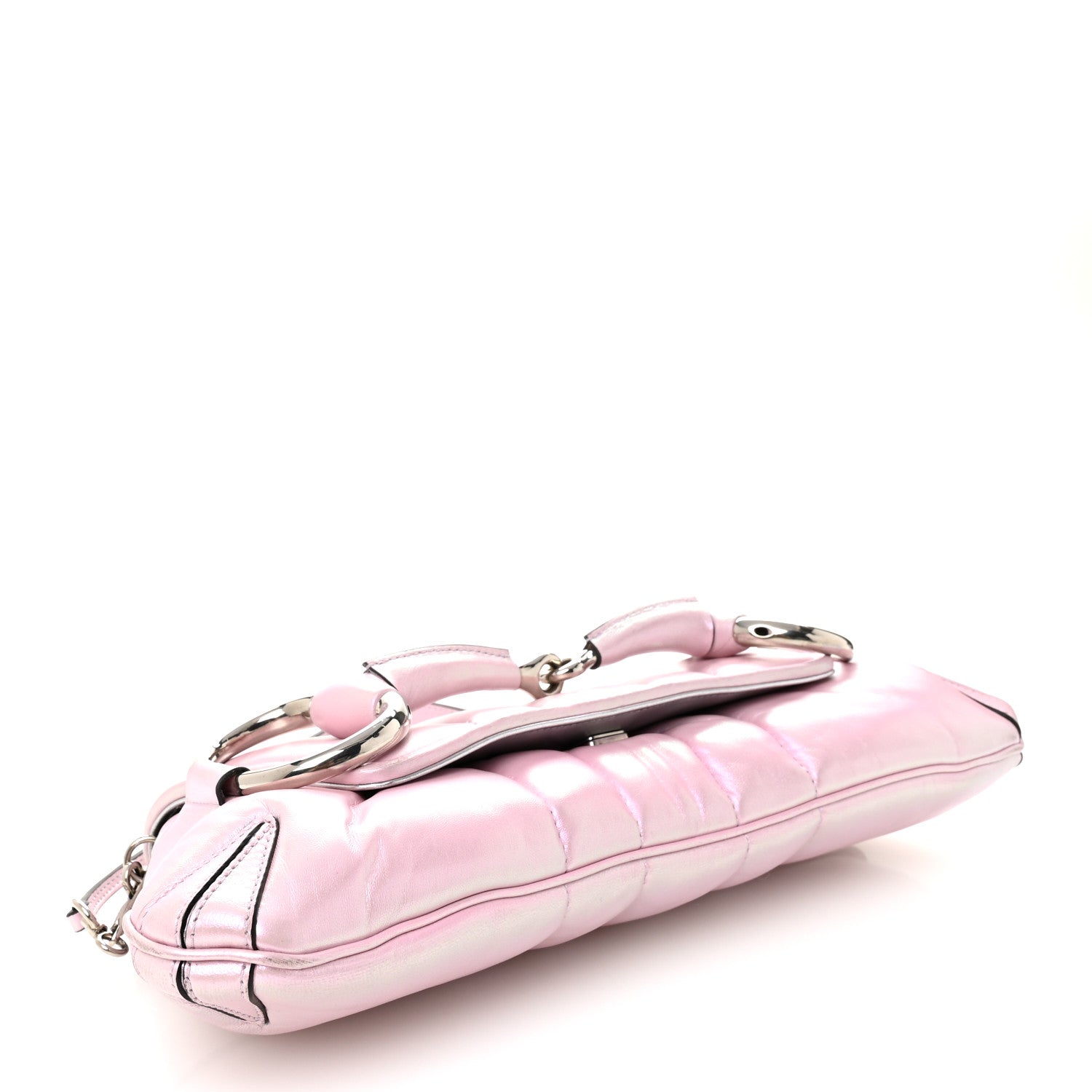 Gucci Iridescent Nappa Vertical Matelasse Medium Maxi Horsebit