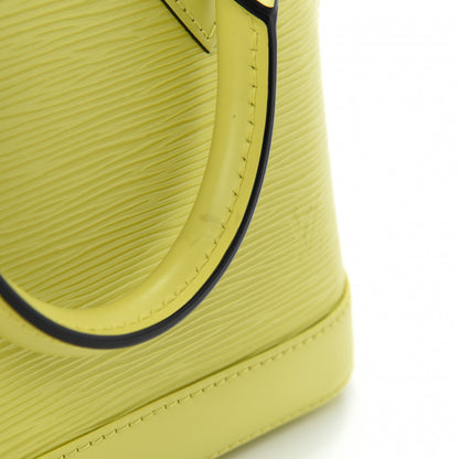 Louis Vuitton Epi Jacquard Alma BB Yellow Citron 12 of 13