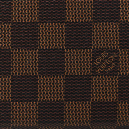 Louis Vuitton Damier Ebene Clemence Wallet Rose Ballerine 7 of 8