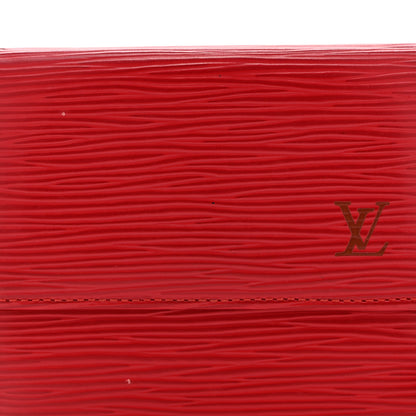 Louis Vuitton Epi Elise Wallet Castillan Red 10 of 12