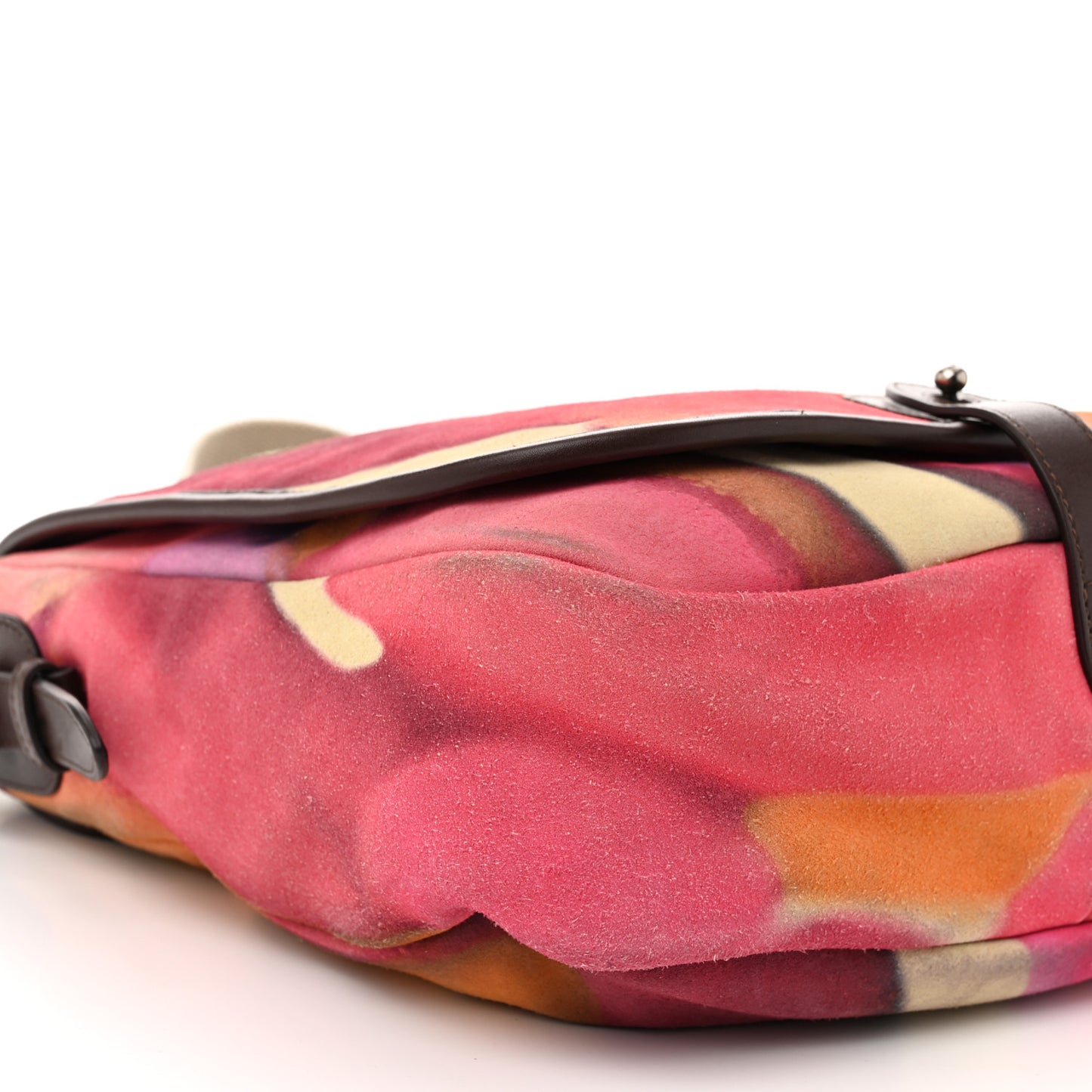 Printed Ultra Soft Lambskin Medium Flower Power Messenger