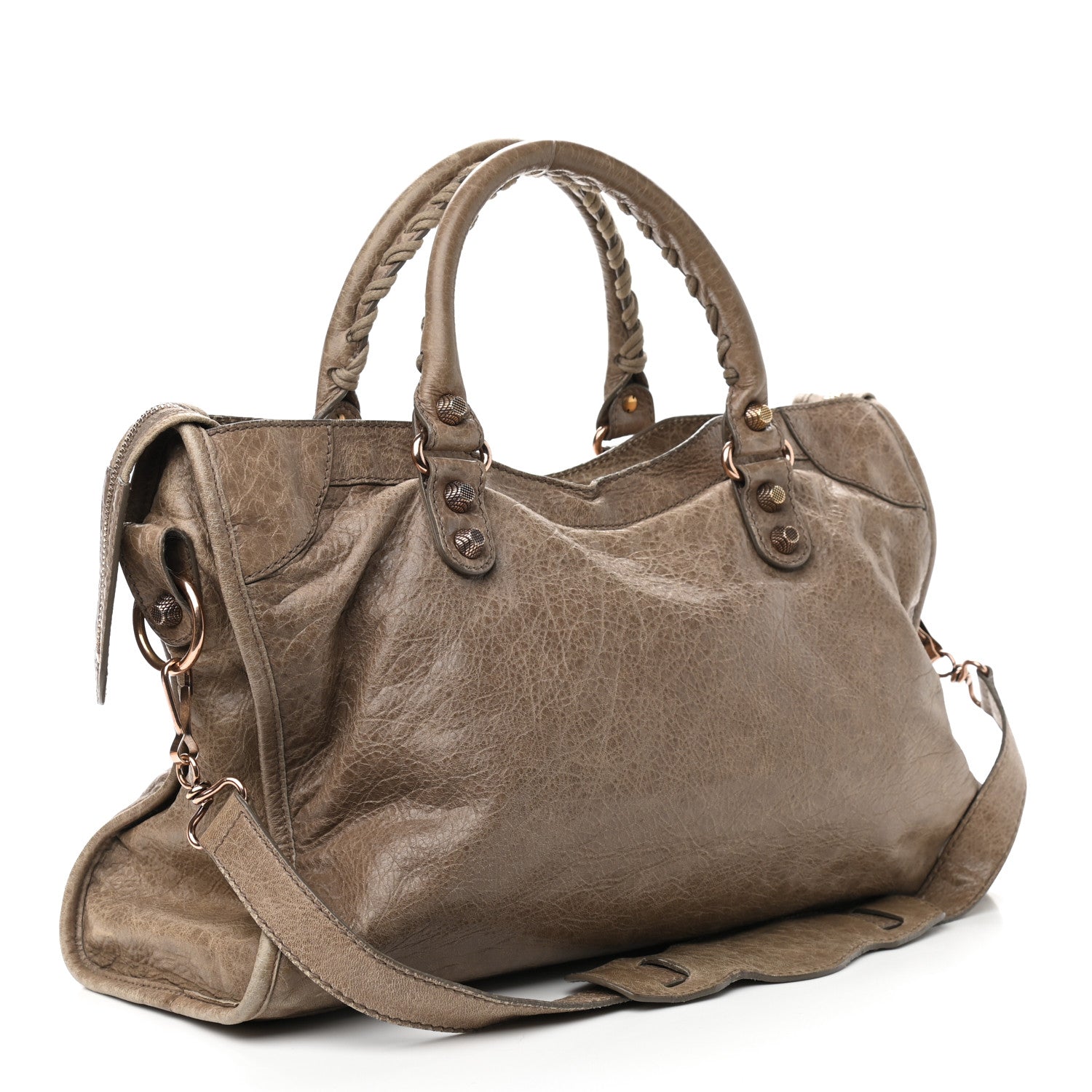 Balenciaga Agneau Giant 12 Rose Gold Hardware City Gris Poivre 3 of 12