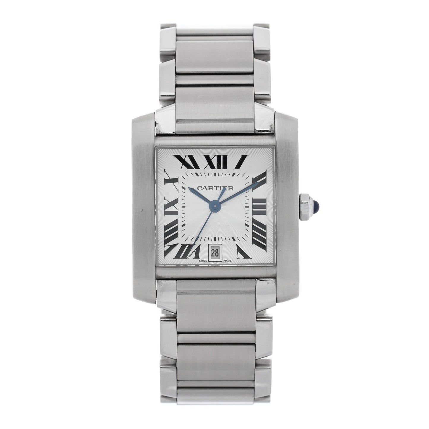 Stainless Steel 28mm Tank Francaise Automatic Watch