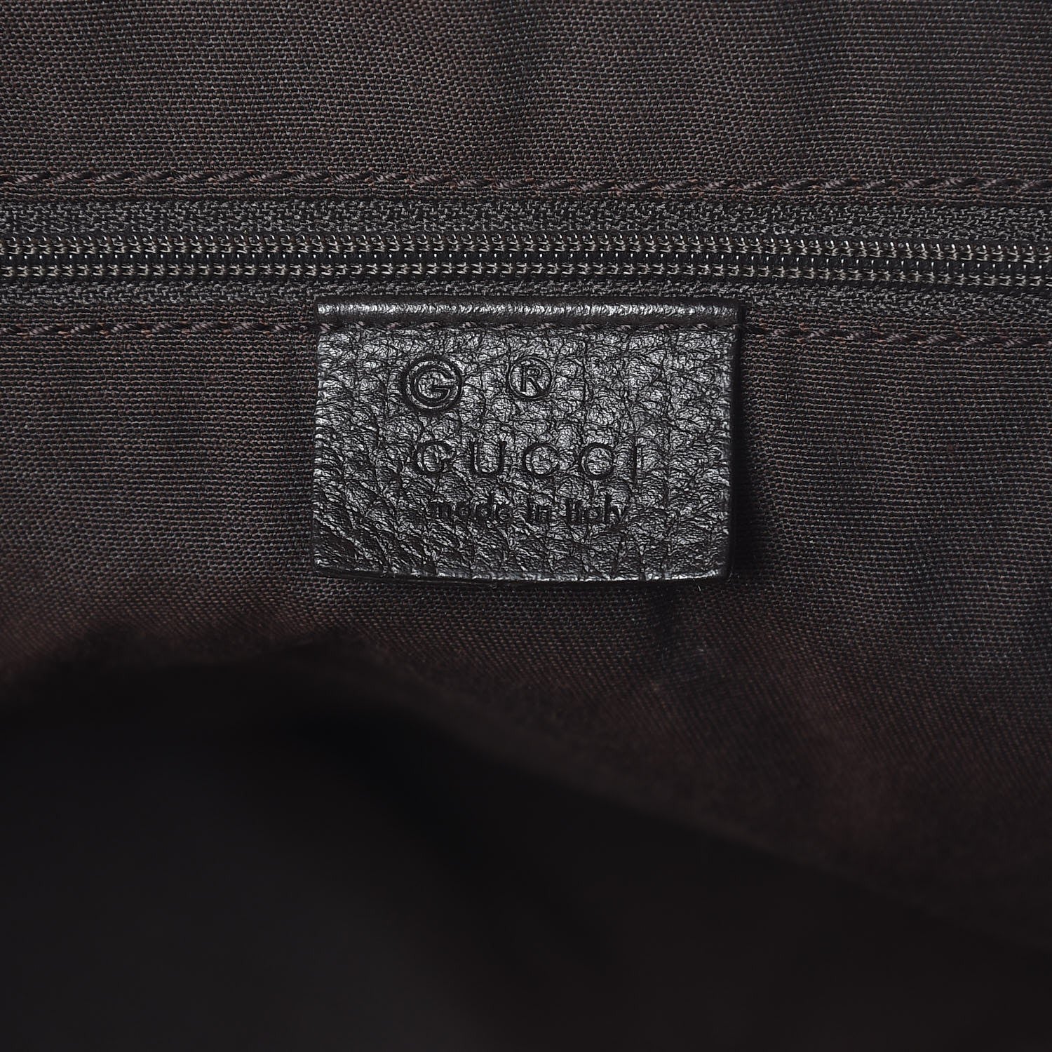 Gucci Crystal Monogram Travel Bag Dark Brown 6 of 7