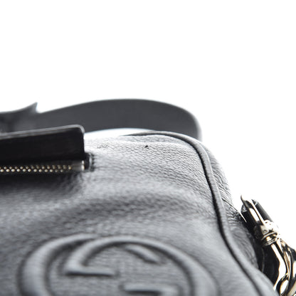 Gucci Pebbled Calfskin Soho Briefcase Black 16 of 19