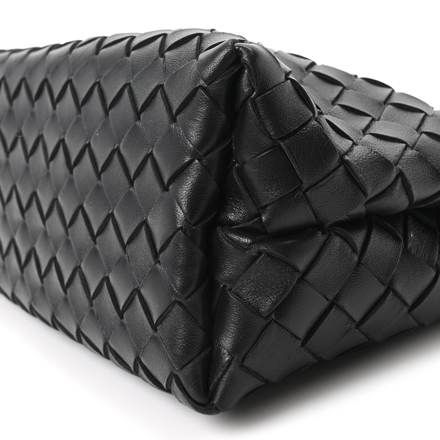 Bottega Veneta Nappa Intrecciato Small Andiamo With Chain Shoulder Bag Black 9 of 9