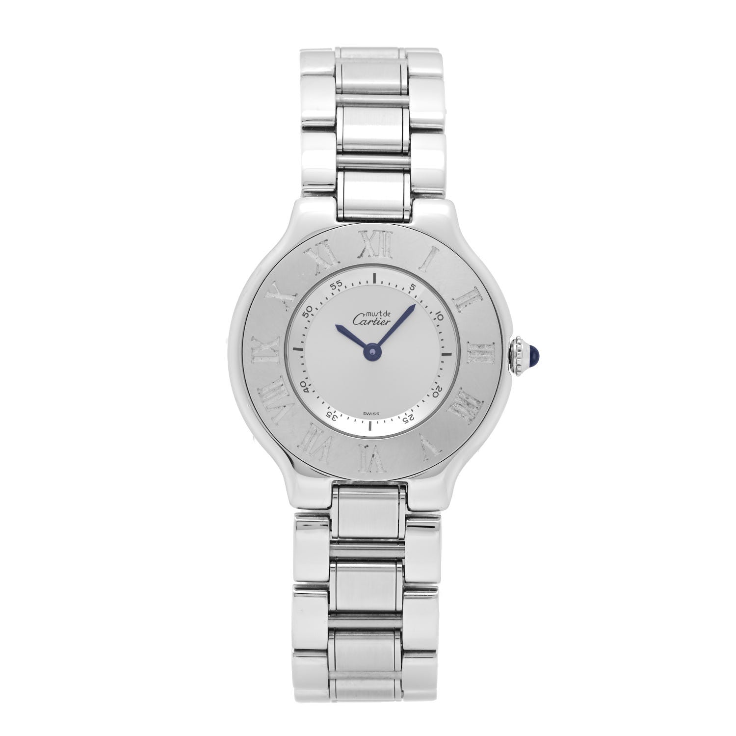 Cartier Stainless Steel 31mm Must De 21 Quartz Watch 1 of 5