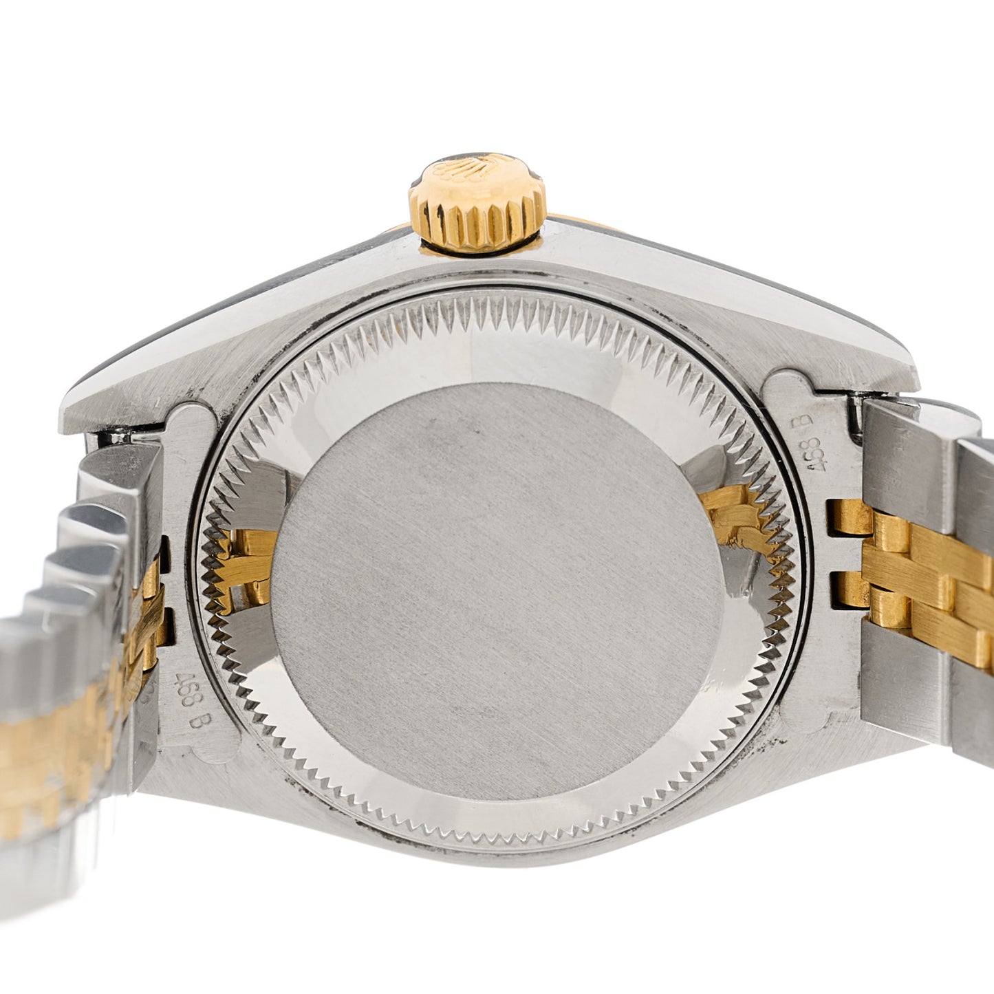 Stainless Steel 18K Yellow Gold Diamond 26mm Oyster Perpetual Datejust Watch Silver 69173
