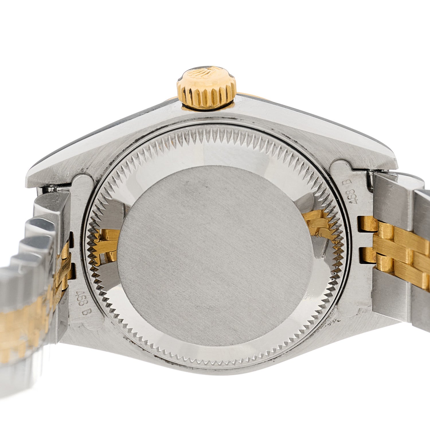 Rolex Stainless Steel 18K Yellow Gold Diamond 26mm Oyster Perpetual Datejust Watch Silver 69173 4 of 4