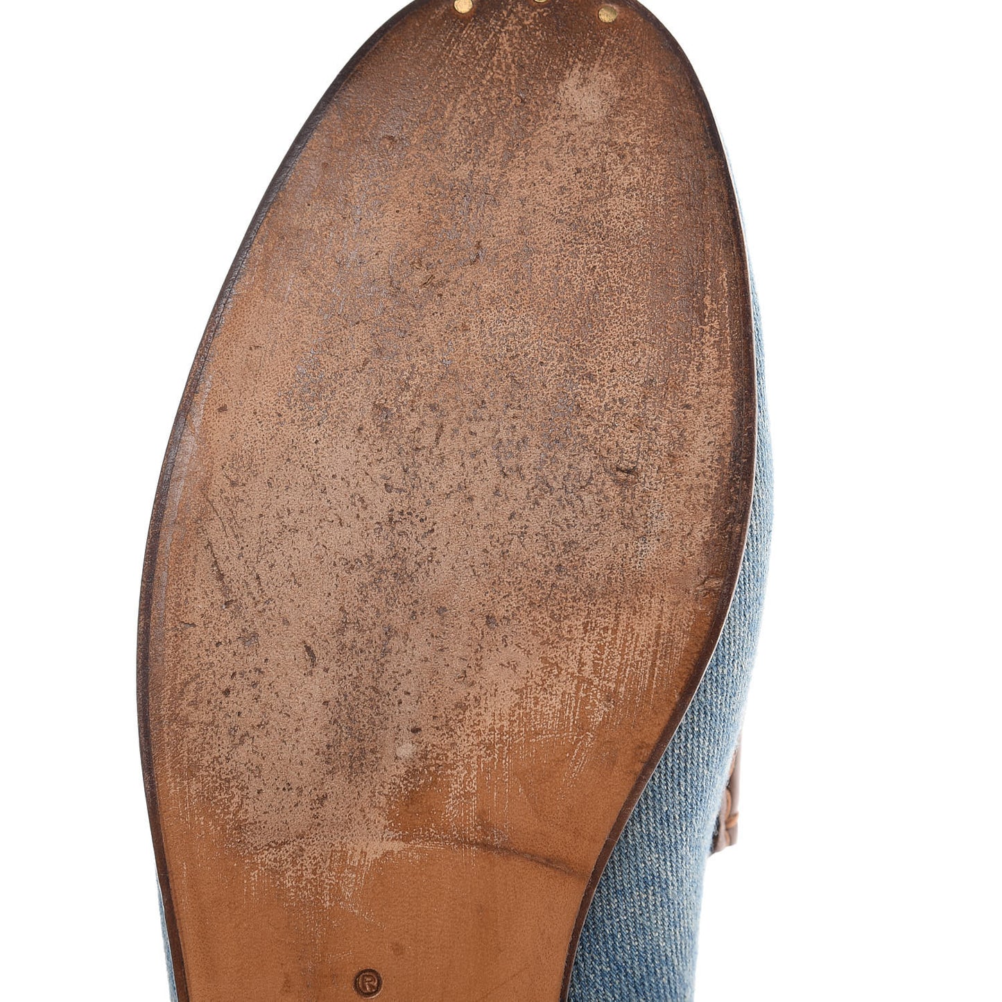 Denim Womens 1953 Horsebit Loafers 39 Brown Blue
