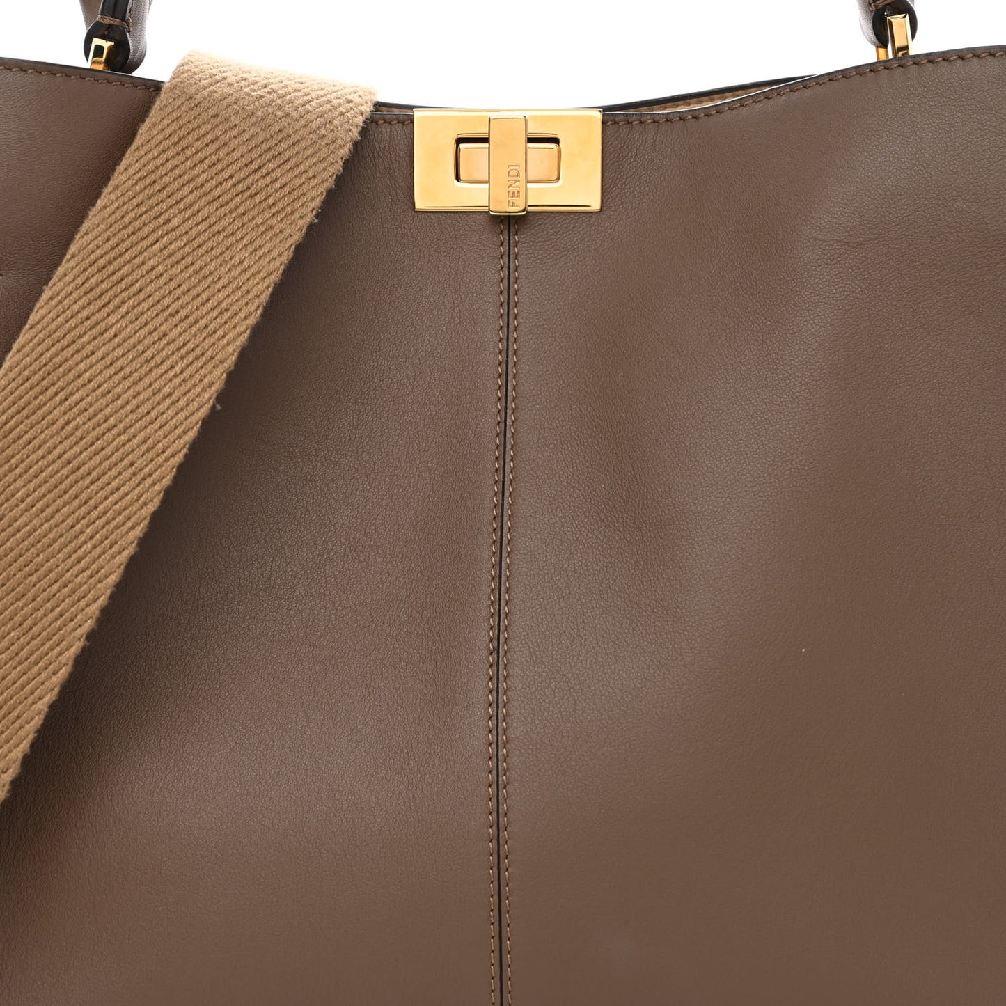 Vitello Seta Glazed Fabric FF 1974 Medium Peekaboo X-Lite Maya Mogano Panna