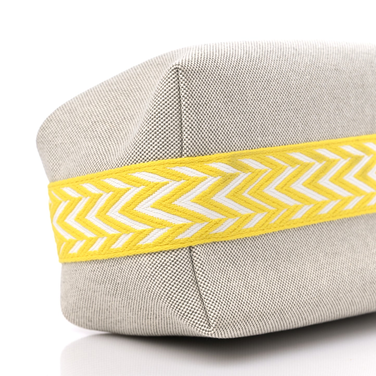 Canvas Small Bride-A-Brac Pouch Natural Jaune Citron