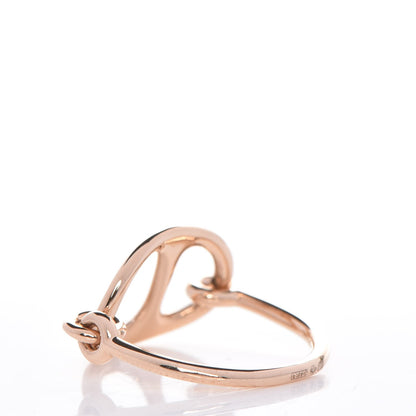 Hermes 18K Rose Gold Small Chaine d'Ancre Punk Ring 51 5.75 3 of 9