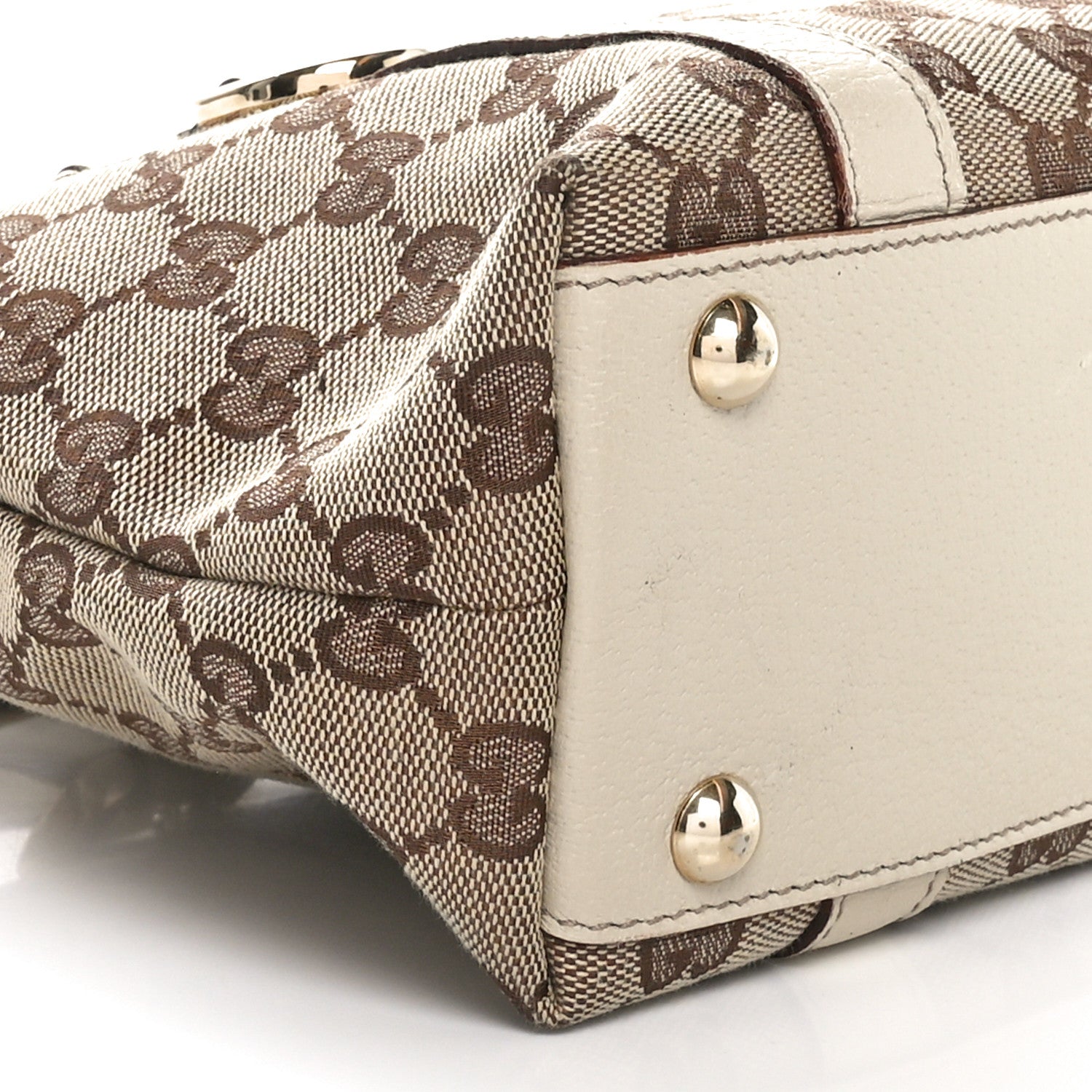 Gucci Monogram Small Abbey Tote Off White 9 of 11