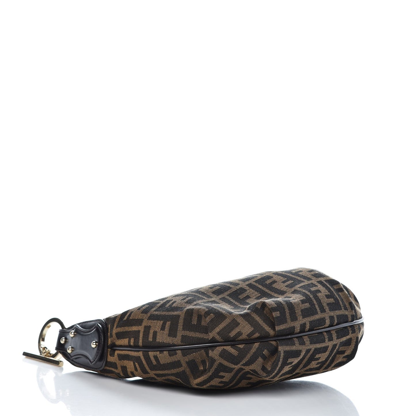 Zucca Small Chef Chain Hobo Tobacco