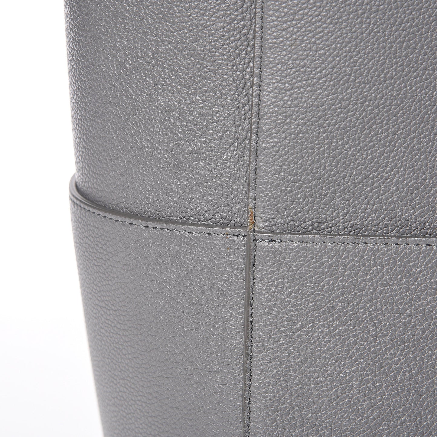 Soft Grained Calfskin Sangle Bucket Bag Storm