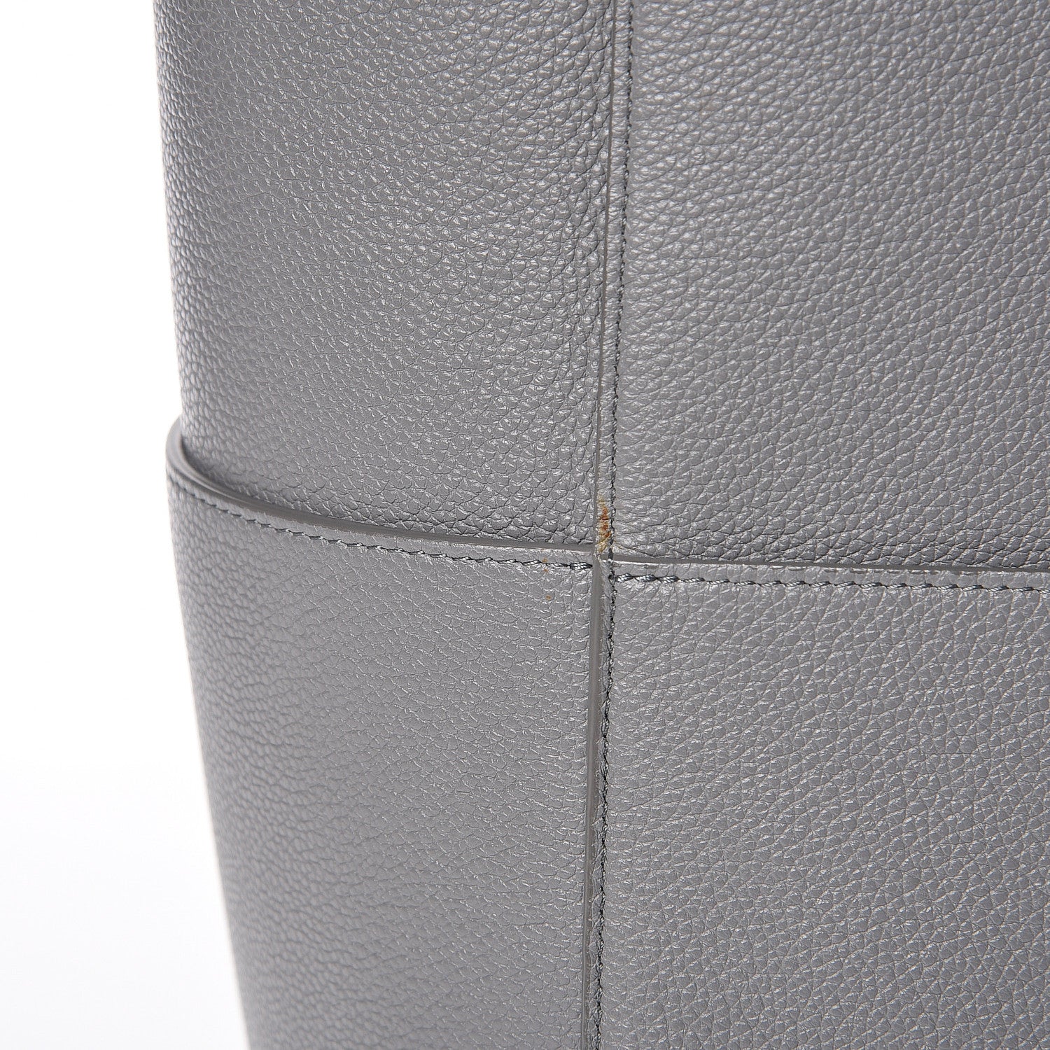 Celine Soft Grained Calfskin Sangle Bucket Bag Storm 17 of 23