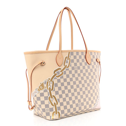 Louis Vuitton Damier Azur Nautical Neverfull MM 4 of 11