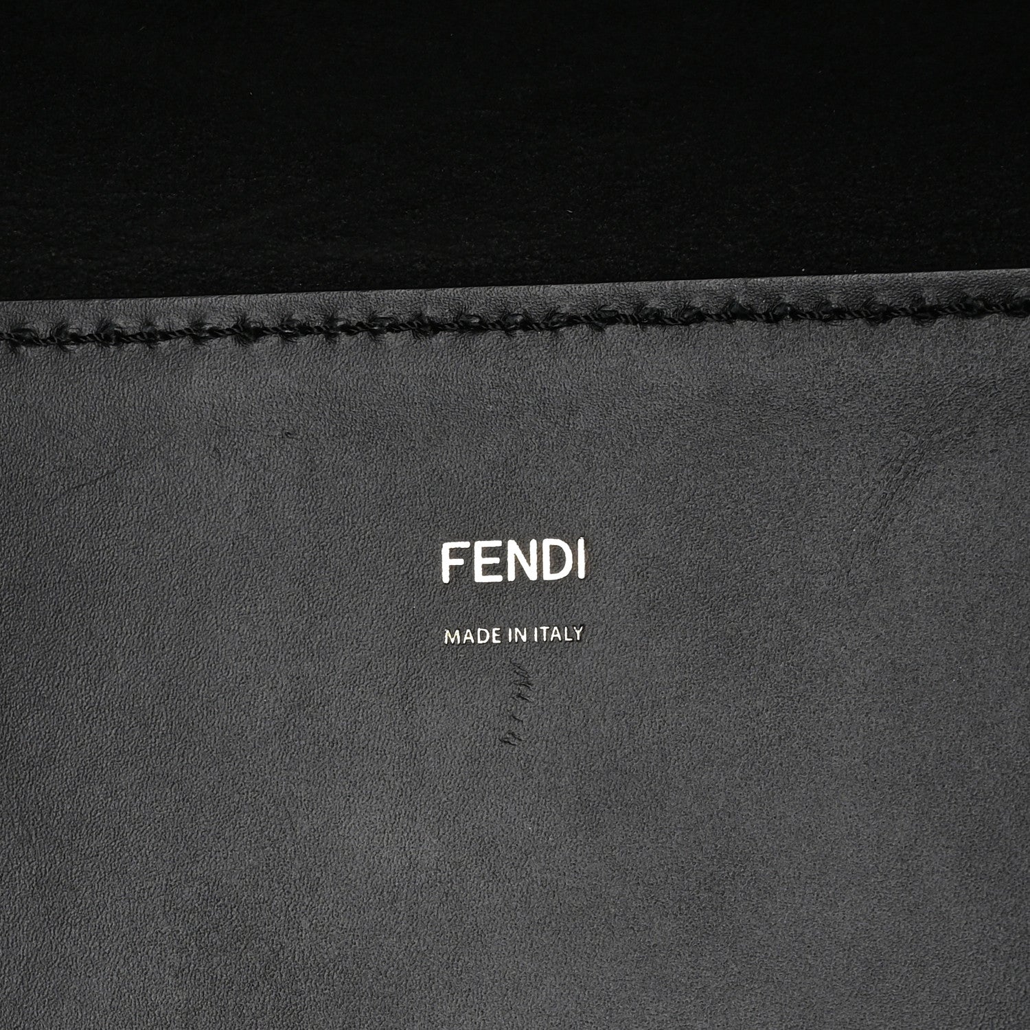 Fendi Vitello King Plexiglass Medium Fendi Sunshine Shopper Tote Black 6 of 10