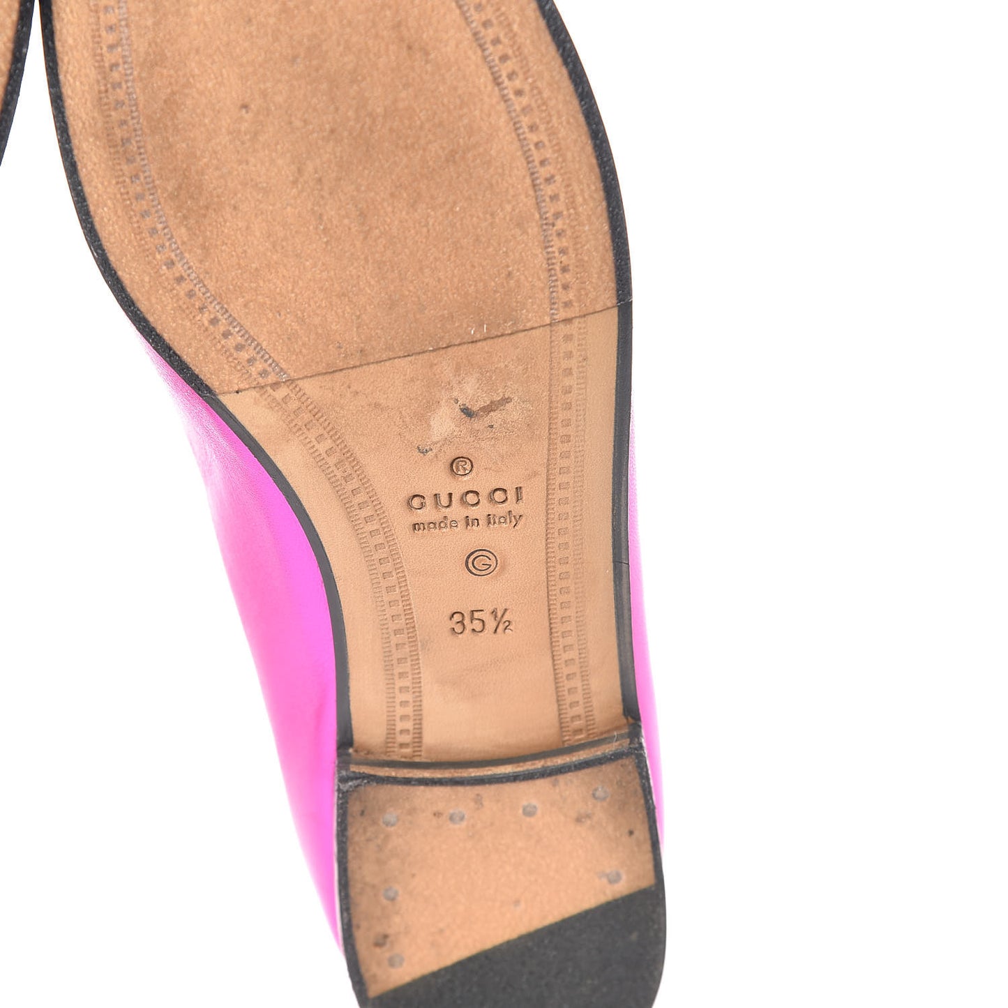 Metallic Nappa Womens Jordaan Loafers 35.5 Fuxia