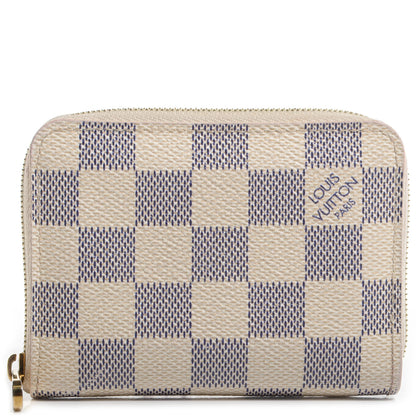 Louis Vuitton Damier Azur Zippy Coin Purse 1 of 8