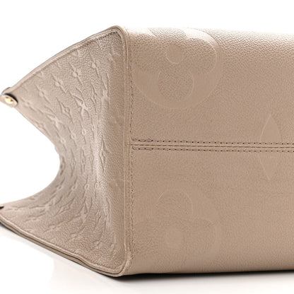 Louis Vuitton Empreinte Monogram Giant Onthego MM Tourterelle 8 of 10
