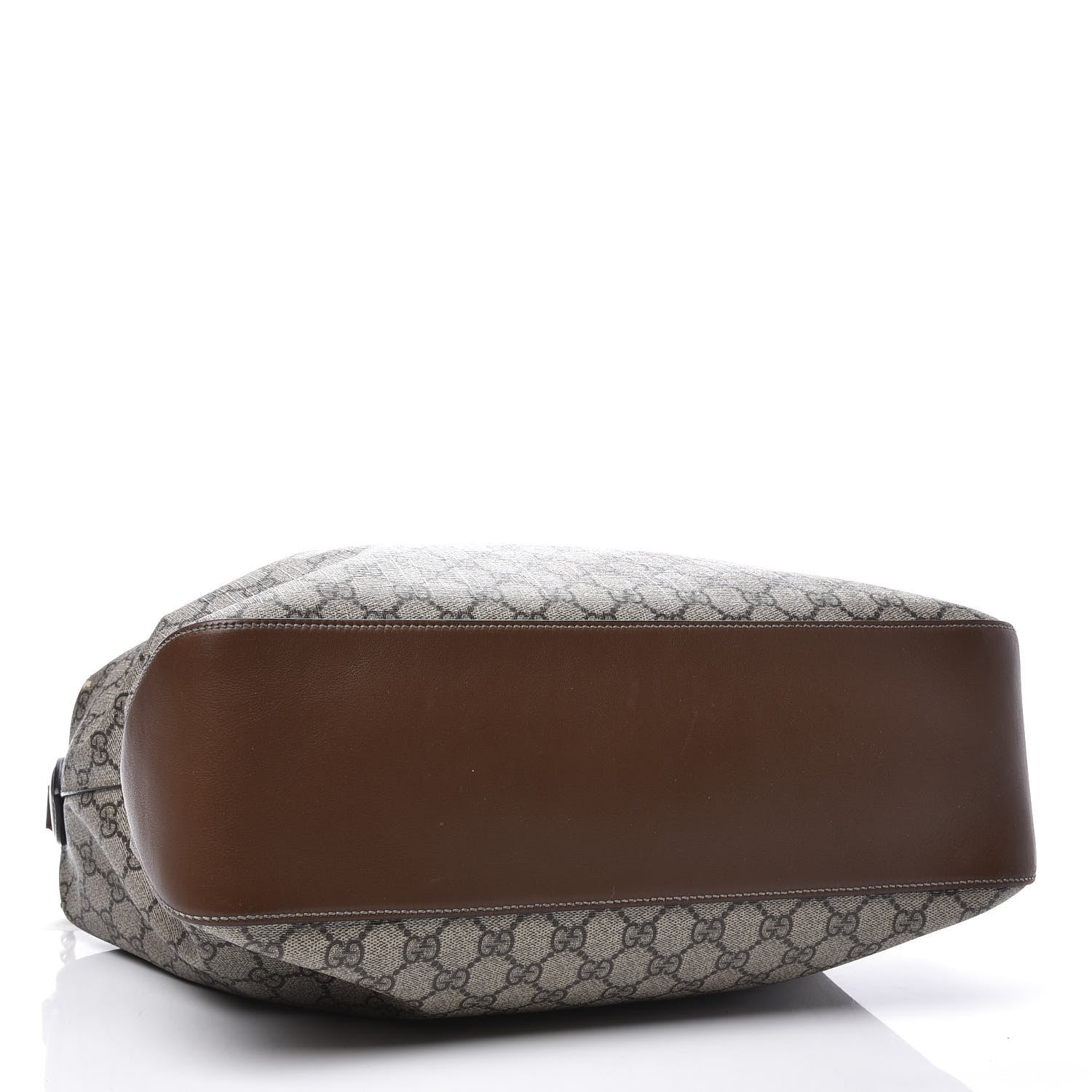 Gucci GG Supreme Monogram Large Linea A Hobo Light Brown 3 of 10