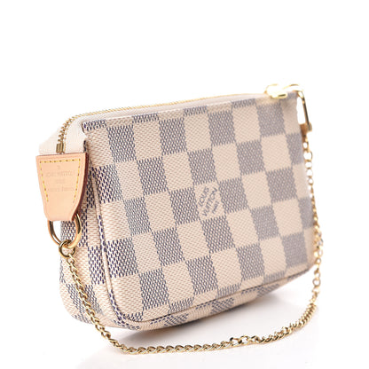Louis Vuitton Damier Azur Mini Pochette Accessories 3 of 8