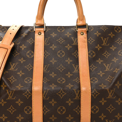 Louis Vuitton Monogram Keepall Bandouliere 45 7 of 10