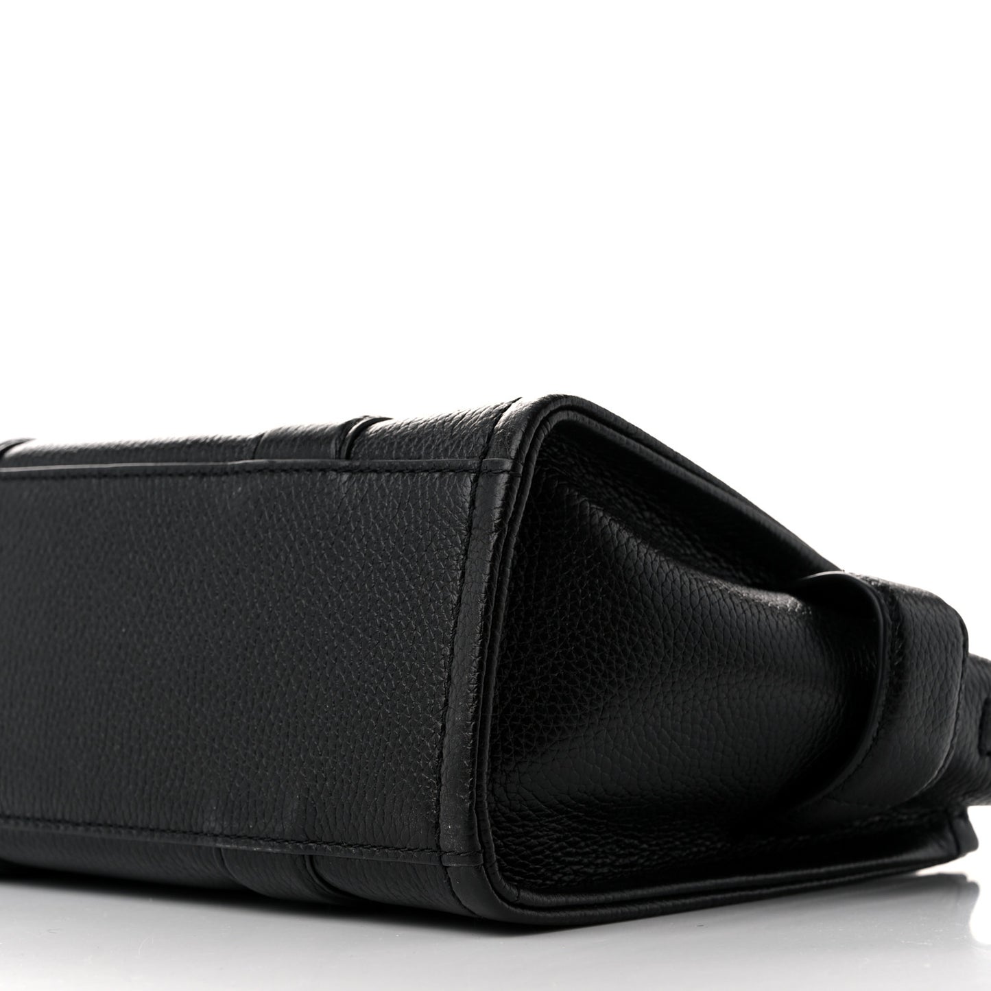 Grained Calfskin Small The Tote Bag Black