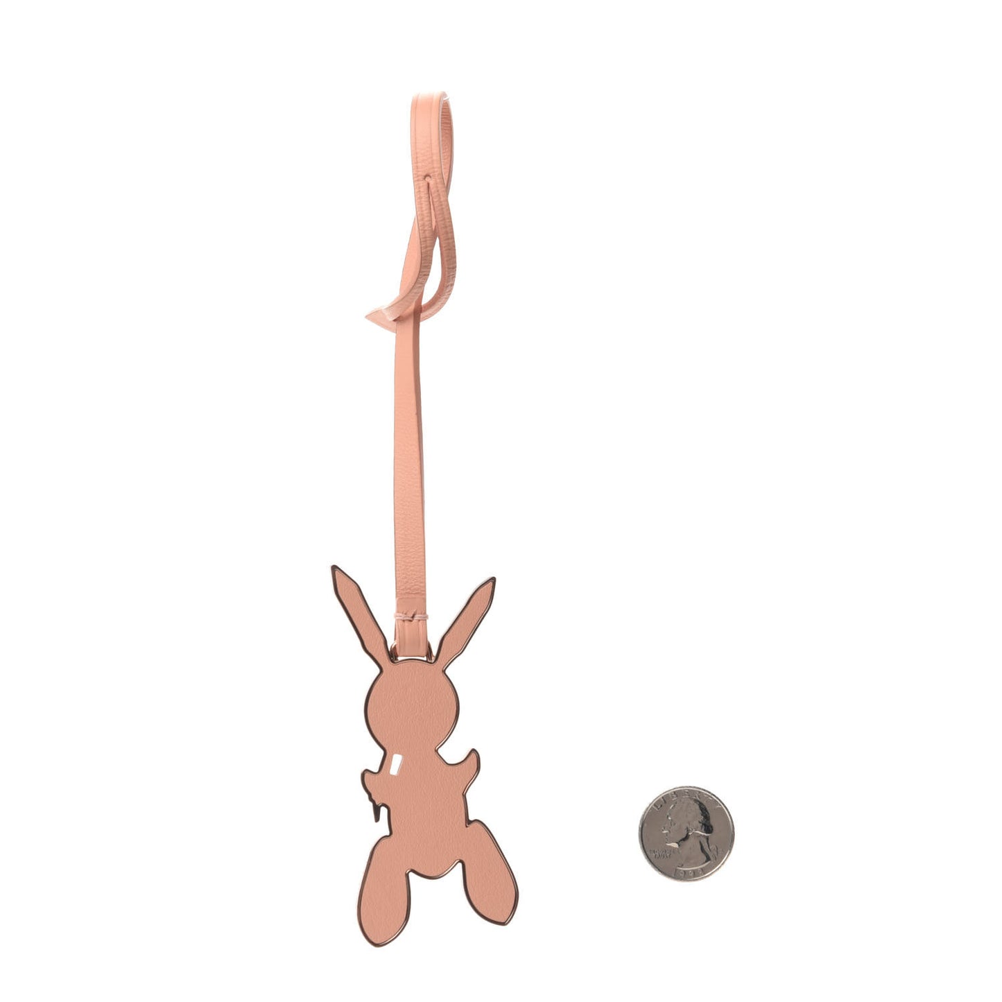 Calfskin Jeff Koons Masters LV Rabbit Bag Charm