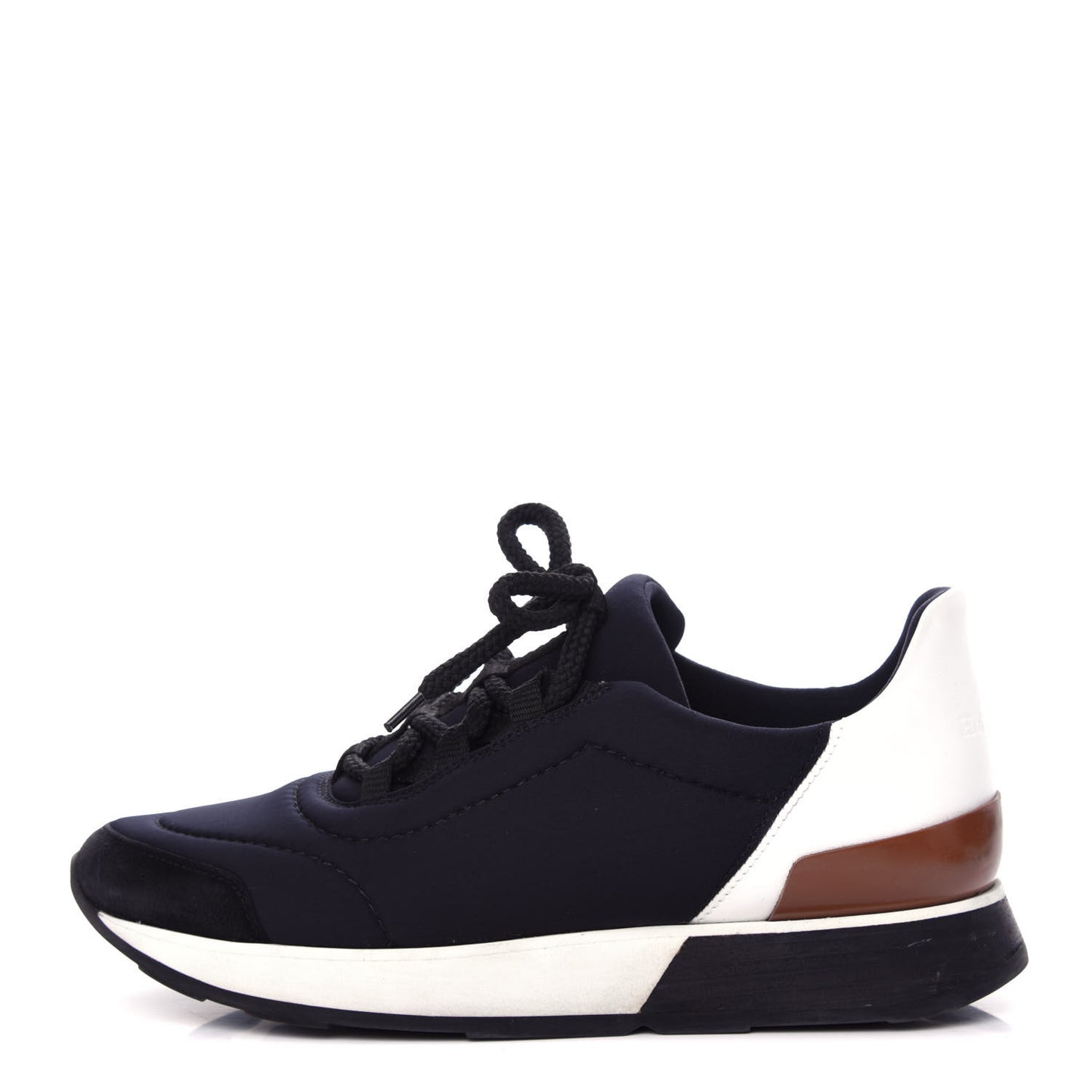 Technical Canvas Womens Miles Sneakers 36 Marine White
